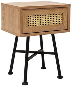 Τραπεζάκι Βοηθητικό Nala 141HWR1123 40x30x54cm Natural