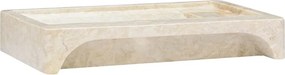 vidaXL Νιπτήρας Κρεμ 58 x 39 x 10 εκ. Μαρμάρινος