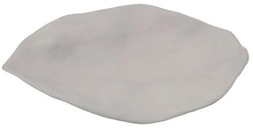 Διακοσμητικός Δίσκος Grantas 032562 30x21x8cm White Αλουμίνιο