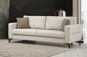 Stewehome Σετ καναπέδων 3+1 Berjer Μπεζ + Ανθρακί 217x90x43 cm