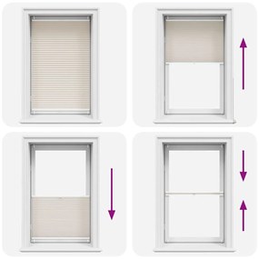 vidaXL Σύστημα Σκίασης Πλισέ Κρεμ 70 x 150 εκ.