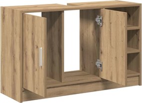 vidaXL Ντουλάπι Μπάνιου Artisan Oak 90 x 29 x 55 εκ.
