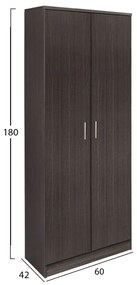 ΝΤΟΥΛΑΠΑ 2ΦΥΛΛΗ BAILEY ΜΕ ΤΡΙΑ ΡΑΦΙΑ HM337.01 ZEBRANO 60Χ42Χ180εκ.