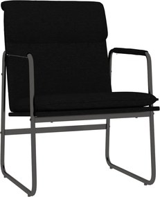 vidaXL Πολυθρόνα Μαύρο 55x64x80 εκ. Υφασμάτινη