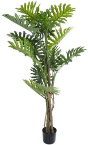 Τεχνητό Δέντρο Philodendron 20684 Φ90x150cm Green-Brown GloboStar Πολυαιθυλένιο,Ύφασμα