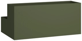 vidaXL Γλάστρα  2-Τάξεων 100x60x45 εκ Ελιάς Ατσάλι