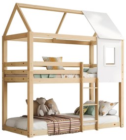 Intrahome ΠΑΙΔΙΚΗ ΚΟΥΚΕΤΑ ΣΠΙΤΑΚΙ τ.RUSCASABLANCALTCASABLANCAIENKUCASABLANCALCASABLANCA_LUMPURURG HOOD .01 ΞΥΛΟ ΠΕΥΚΟΥ ΣΕ ΦΥΣΙΚΟ-ΣΤΡΩΜΑΤΑ 190x90εκ intraho-1610939