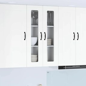 vidaXL Πάνελ πλυντηρίου πιάτων Kalmar Λευκό 60 x 31 x 100 εκ.
