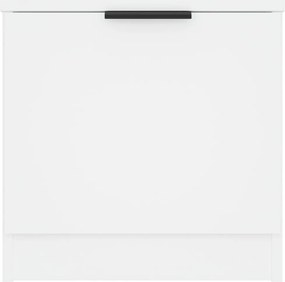 vidaXL Κομοδίνο Λευκό 40 x 39 x 40 εκ.