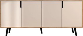 Κονσόλα Sapphire Δρυς / Λευκό FLEFLOR 180x45x80