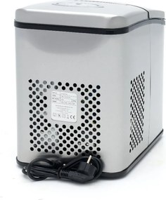 Ice Machine - 10-12kg/day - Bullet Cubes - Air Cooled - Silver