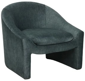 Πολυθρόνα Berza ανθρακί ύφασμα 76x76x71εκ 76x76x71 εκ.