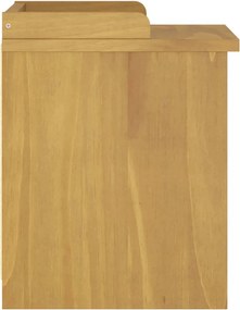 VidaXL Πάγκος διαδρόμου "SANDNES" 45x40x50 εκ.Πεύκο μασίφ ξύλο