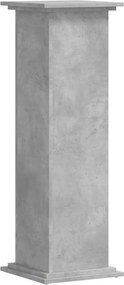 vidaXL Βάσεις Φυτών Γκρι Σκυρ. 33x33x100 εκ. Επεξεργασμένο Ξύλο