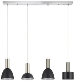 Φωτιστικό Οροφής Πολύφωτο Homelighting 77-8927 Flex Nickel