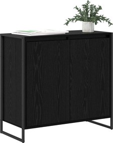 vidaXL Βοηθητικό ντουλάπι Μαύρη Οξυά 79 x 36 x 75 εκ