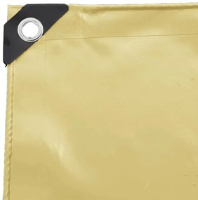 vidaXL Τέντα 650g / m² Μπεζ 3 x 5 m Καμβάς με επικάλυψη PVC