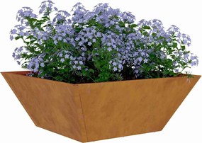 vidaXL Γλάστρα Κήπου Σκ rusty 40 x 40 x 15 cm