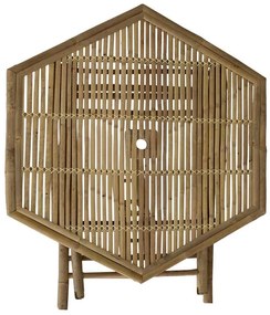 Τραπέζι Nando πτυσσόμενο bamboo φυσικό 114x100x75εκ 114x100x75 εκ.