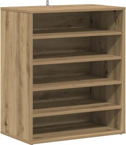 vidaXL Παπουτσοθήκη Αρτισιανή Δρυς 60x35x70 εκ. Επεξεργασμένο Ξύλο