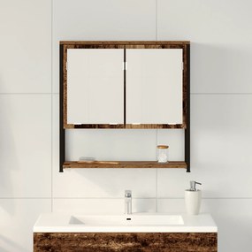 vidaXL Καθρέφτης Μπάνιου  από Παλιό Ξύλο 60x16x60 εκ. Κατασκευασμένο από Ξύλο