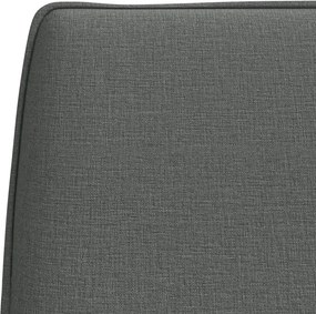 vidaXL Πάγκος Σκούρο Γκρι 100x75x76 εκ. Υφασμάτινος
