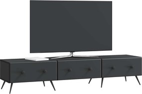 VidaXL Ντουλάπι TV Μαύρο 147 x 34,5 x 30 εκ Επεξεργασμένο Ξύλο