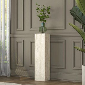 Βοηθητικό Τραπεζάκι Τραβερτίνη ACLECES 20x18.2x80