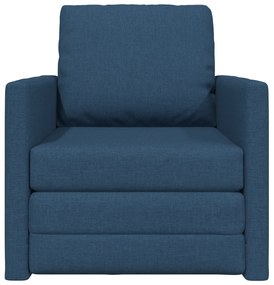 vidaXL Καναπές Κρεβάτι 2-σε-1 Μπλε 74x77x81 εκ. Ύφασμα