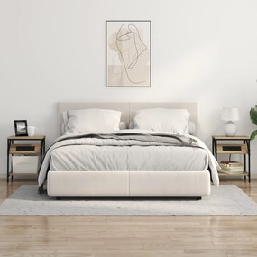 vidaXL Κομοδίνο Sonoma Δρυς 38 x 30 x 48 εκ. Επεξεργασμένο ξύλο