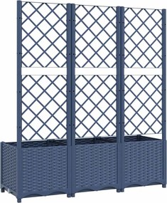 vidaXL Κήπος Μπλε Γκρι 120 x 40 x 136 cm