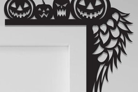 Σετ των 2 Intra απο ξύλο plywood 3mm-4mm πάχος - Halloween Door Corner Laser Cut Δίασταση 15x15 cm INTRAFABR-105623521