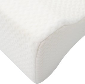 vidaXL Knee Pillow Λευκός Αφρός μνήμης και Πολυεστέρας