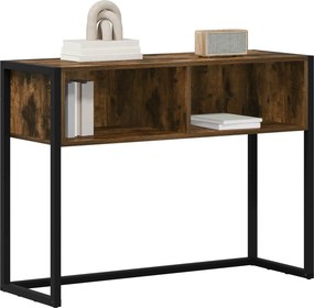 vidaXL End Table Καπνιστό Δρύς 100 x 36 x 75 εκ. Επεξεργασμένο ξύλο