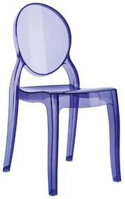 Καρέκλα Ακρυλική 4τμχ Baby Elizabeth Violet Transparent 30Χ34Χ63εκ.