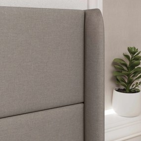 vidaXL Αυτί Κεφαλής Taupe 80 x 16 x 4 εκ. ύφασμα