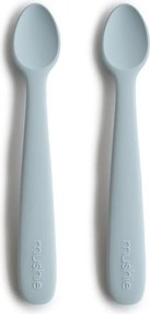 Κουτάλια Φαγητού (Σετ 2τμχ) Mushie Powder Blue 66-2360228