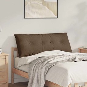 vidaXL Μαξιλάρι Πλάτης Καφέ 120 x 19 x 50 εκ ύφασμα