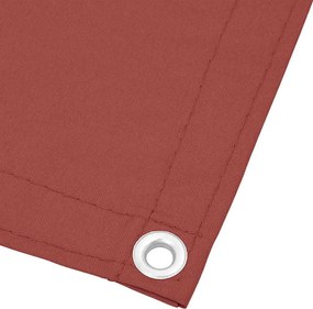 vidaXL Σήτα Μπαλκονιού Τερακότα 75 x 800 εκ. 100% Πολυεστέρας Oxford