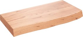 vidaXL Πάγκος Μπάνιου Αν. Καφέ 60x30x(2-6) εκ. Επεξεργ. Μασίφ Ξύλο