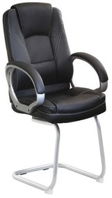 Καρέκλα Αναμονής Bs5600V Μαύρο 01-0625 64X65X100cm Σετ 2τμχ