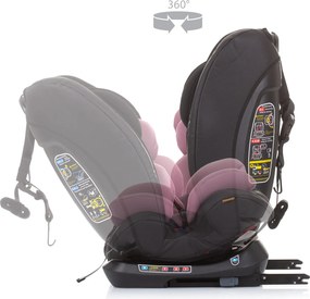 Κάθισμα Αυτοκινήτου - 360 ISOFIX 0+,I,II,III Techno rose water
