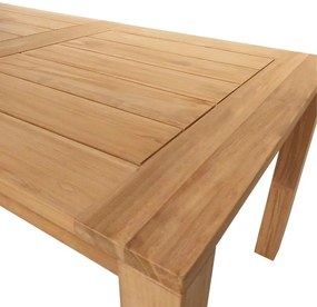 Τραπέζι Pablo teak ξύλο σε φυσική απόχρωση 160x90x76εκ 160x90x76 εκ.