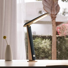 LED Επιτραπέζιο Φωτιστικό 4W CCT Top Εφέ Ξύλου