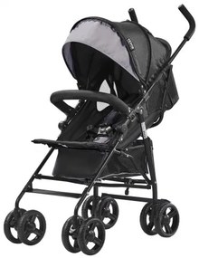 VEVOR Lightweight Stroller Compact Easy Fold Adjustable Backrest Light Gray/Black
