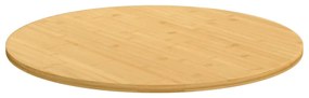 vidaXL Επιφάνεια Τραπεζιού Ø80x1,5 από Μπαμπού