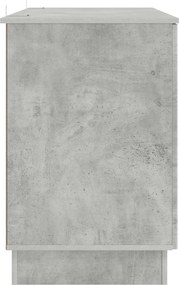 vidaXL Γραφείο Γκρι Σκυροδέματος 142,5 x 50 x 75 εκ.