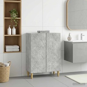 vidaXL Ντουλάπι Αποθήκευσης Μπάνιου DELFT Γκρι Σκυροδέματος
