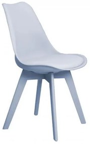 MARTIN-II καρέκλα PP Γκρι/Μοντ.ταπετσαρία 52x49x82cm ΕΜ137,4