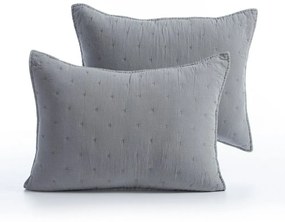 Μαξιλαροθήκες Eydis (Σετ 2τμχ) Grey Nef-Nef 52X72 Cotton-Polyester